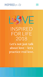Mobile Screenshot of inspiredforlifeconference.org